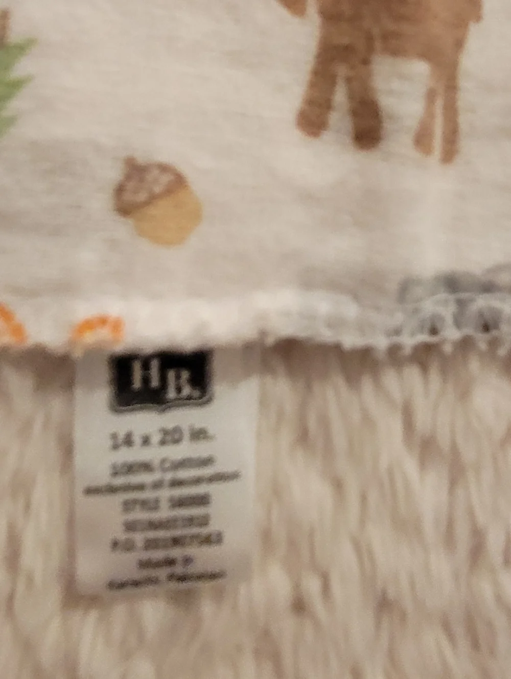 Hudson baby set of four burp cloths in Cotton flannel